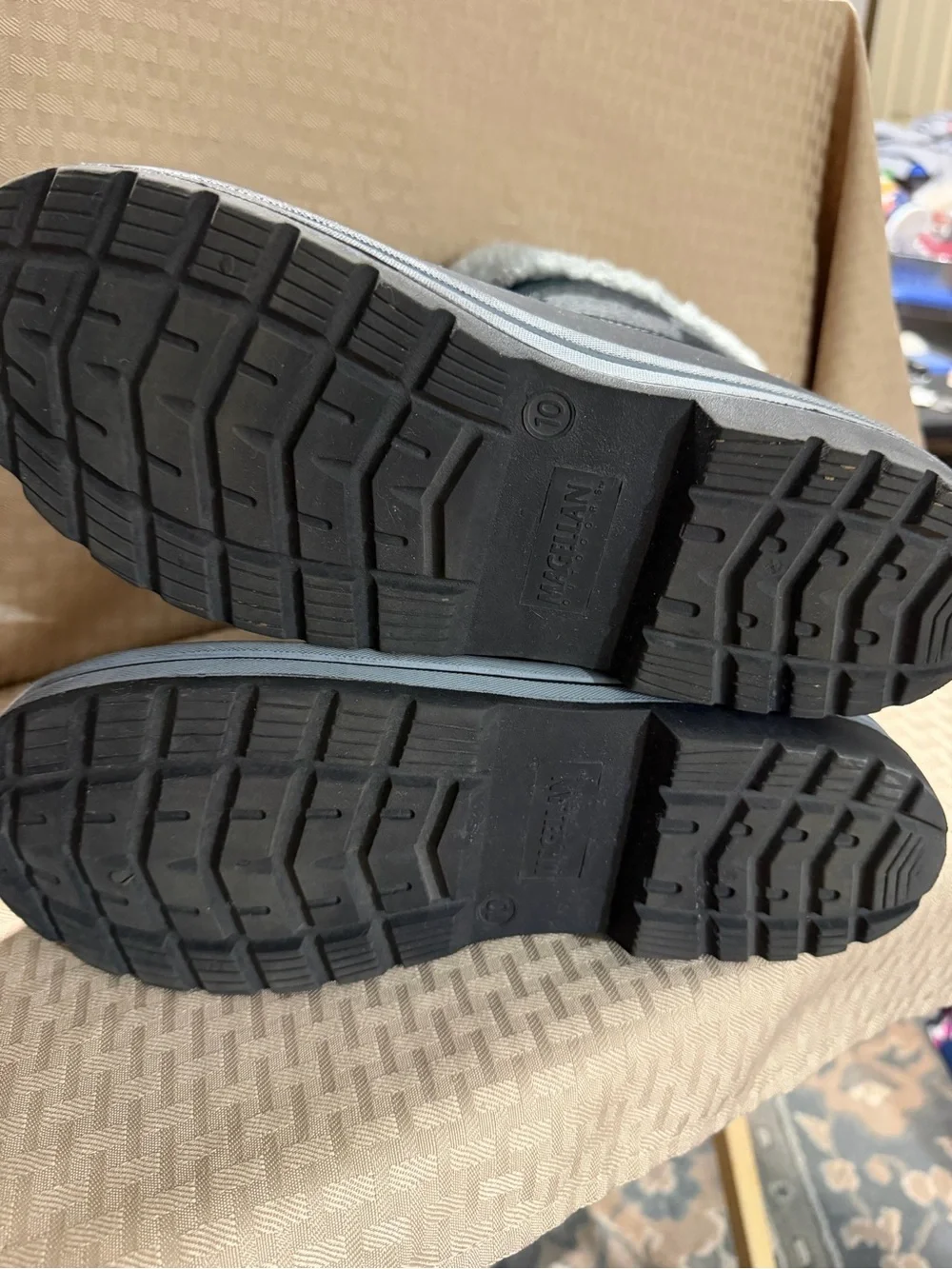 Magellan Outdoors Black and Gray Insulated Lace-Up Winter Boots